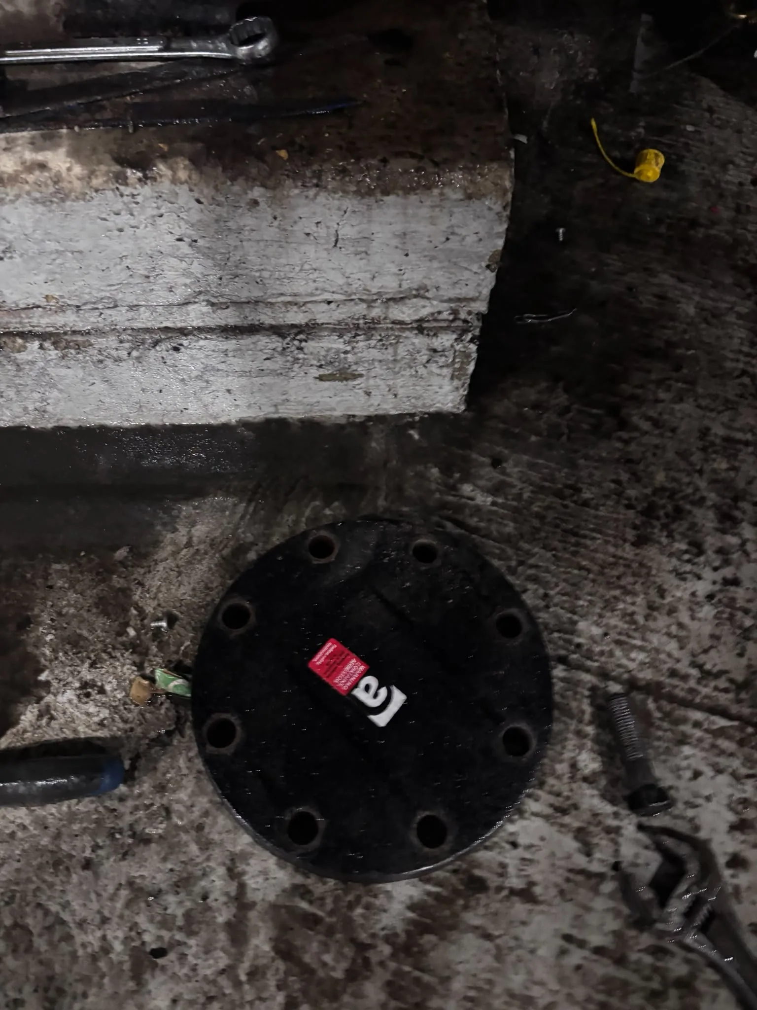 Artex scraping from a concrete ceiling during Bellingham refurbishment